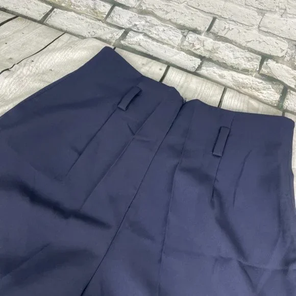 AGATA WEBERS Navy Crease Shorts 8 - Picture 8 of 14